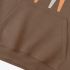 kitten Geometric Graphic Brown Hoodie GM8809-265