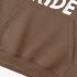 Letter Graphic Brown Hoodie GM8809-289