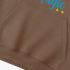 Brown Letters Print Hoodie GM8809-69