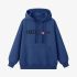 Dark Blue Letters Print Hoodie GM8810-111