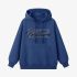 Dark Blue Letters Print Hoodie GM8810-113