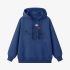 Dark Blue Letters Print Hoodie GM8810-121