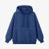 Dark Blue Letters Print Hoodie GM8810-122