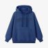 Dark Blue Letters Print Hoodie GM8810-137