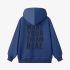 Dark Blue Letters Print Hoodie GM8810-157