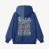 Dark Blue Letter Graphic Hoodie GM8810-189