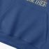 Dark Blue Letter Graphic Hoodie GM8810-193