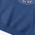 Dark Blue Letter Graphic Hoodie GM8810-227