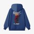 Dark Blue Cartoon Graphic Hoodie GM8810-240