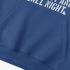 Dark Blue Letter Graphic Hoodie GM8810-243