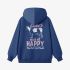 Dark Blue Animal Graphic Hoodie GM8810-249