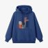 Fox Geometric Graphic Dark Blue Hoodie GM8810-258