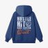 Letter Graphic Dark Blue Hoodie GM8810-311