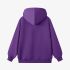 Purple Letters Print Hoodie GM8811-100