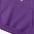 Purple Letters Print Hoodie GM8811-109