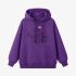 Purple Letters Print Hoodie GM8811-121