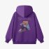 Purple Cartoon Print Hoodie GM8811-150