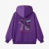 Purple Numbers Print Hoodie GM8811-151