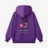 Purple Numbers Print Hoodie GM8811-152