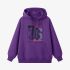 Purple Numbers Print Hoodie GM8811-159