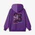 Purple Numbers Print Hoodie GM8811-164