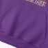 Purple Letter Graphic Hoodie GM8811-193