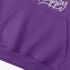 Purple Letter Graphic Hoodie GM8811-195