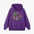 Purple Skeletons Graphic Hoodie GM8811-201