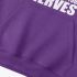 Purple Letter Graphic Hoodie GM8811-223