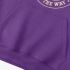 Purple Letter Graphic Hoodie GM8811-227