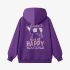 Purple Animal Graphic Hoodie GM8811-249