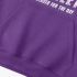 Purple Letter Graphic Hoodie GM8811-250