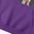 Chimpanzees Geometric Graphic Purple Hoodie GM8811-262