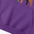 Goat Geometric Graphic Purple Hoodie GM8811-266