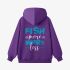 Fish Letter Purple Hoodie GM8811-277