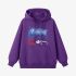 Fish Letter Purple Hoodie GM8811-280