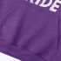 Letter Graphic Purple Hoodie GM8811-289