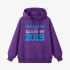 Numbers Graphic Purple Hoodie GM8811-291