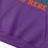 Letter Graphic Purple Hoodie GM8811-308