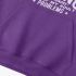 Letter Graphic Purple Hoodie GM8811-319