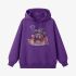 Purple Cartoon Print Hoodie GM8811-78