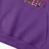 Purple Letters Print Hoodie GM8811-85