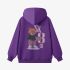 Purple Cartoon Print Hoodie GM8811-94