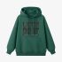 Dark Green Letters Print Hoodie GM8812-119