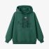 Dark Green Letters Print Hoodie GM8812-121