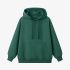 Dark Green Letters Print Hoodie GM8812-122