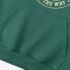 Dark Green Letter Graphic Hoodie GM8812-227