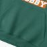 Dark Green Letter Graphic Hoodie GM8812-233