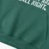 Dark Green Letter Graphic Hoodie GM8812-243