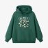 Dark Green Animal Graphic Hoodie GM8812-248